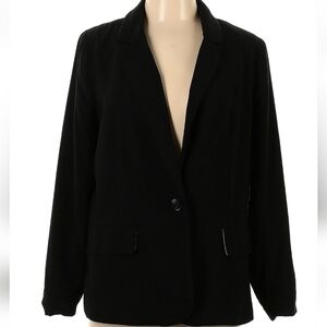 a.n.a Classic Black Women's Blazer, Large